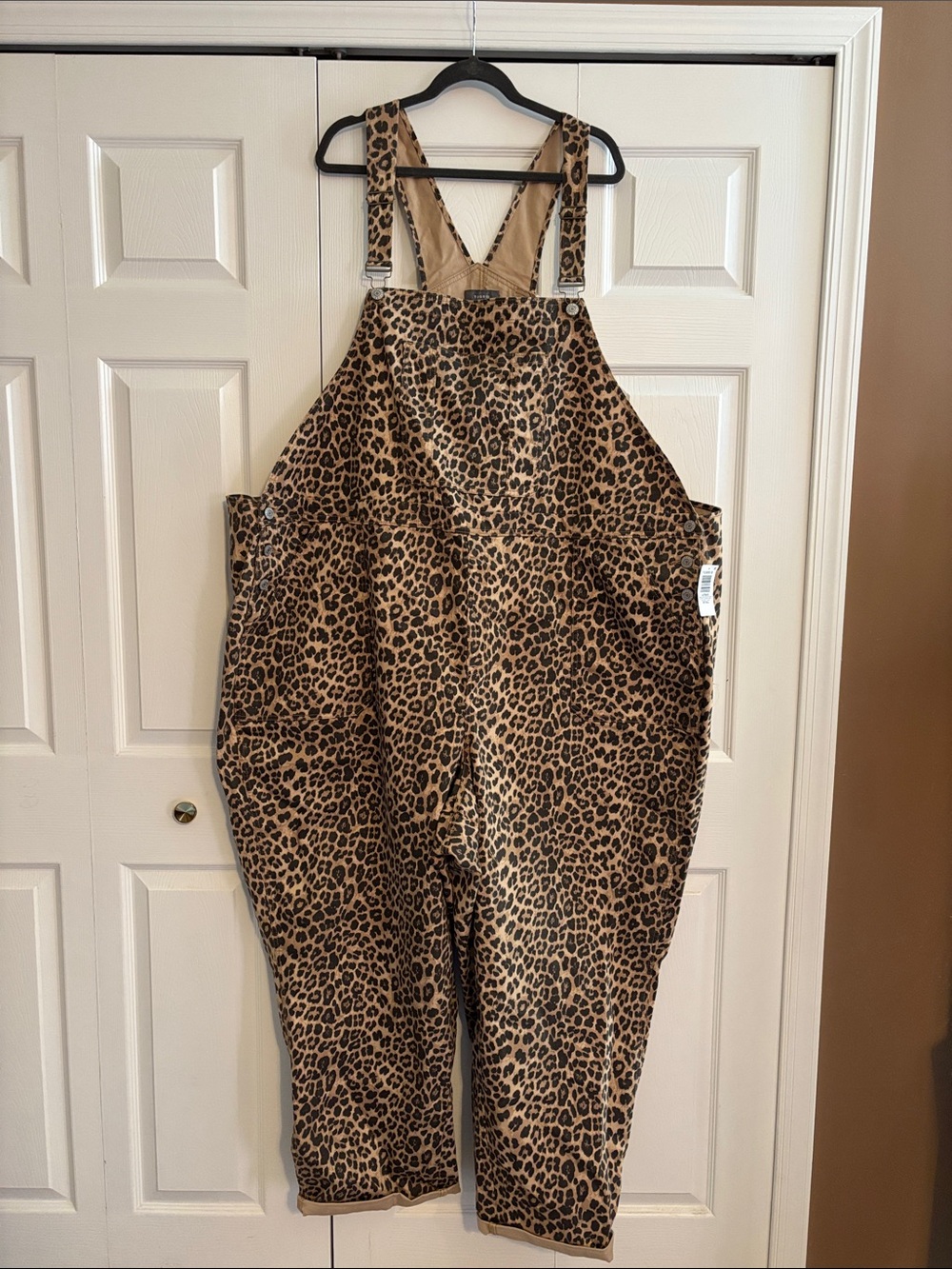 Torrid 30 Tall Leopard Print Women's Overalls